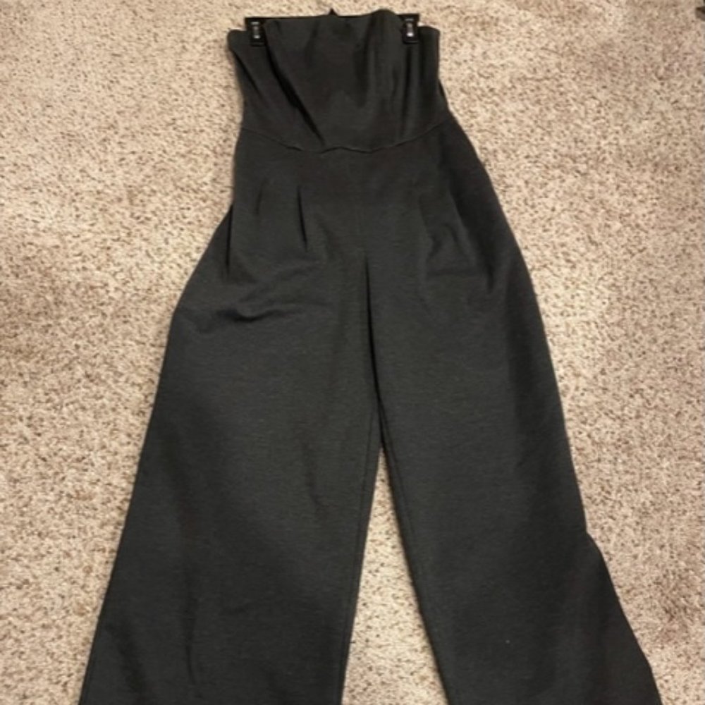 Women's Spiegel Strapless Jumpsuit in Charcoal Grey, Size 10
